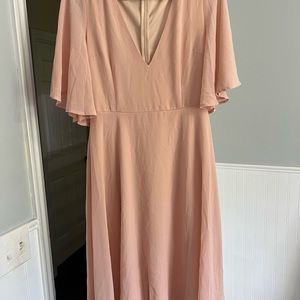 light pink/champagne dress